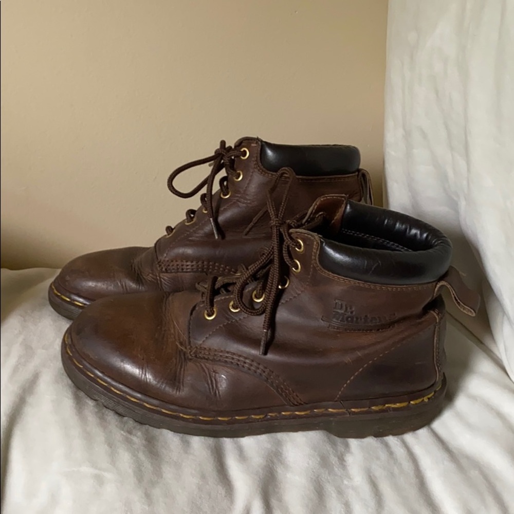 Brown Leather Dr. Marten Ben Boot